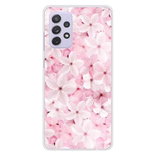 Tryckt silikonfodral som är kompatibelt med Samsung Galaxy A52 Sakura