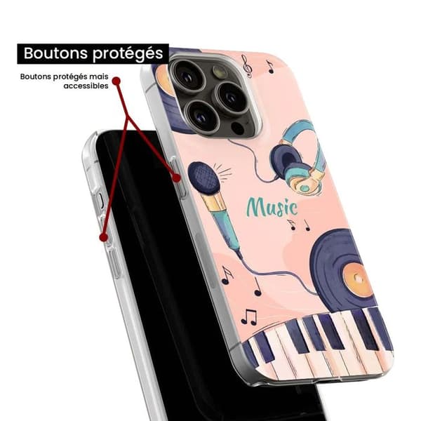 Tryckt silikonfodral som är kompatibelt med Samsung Galaxy A52 Accords i färg