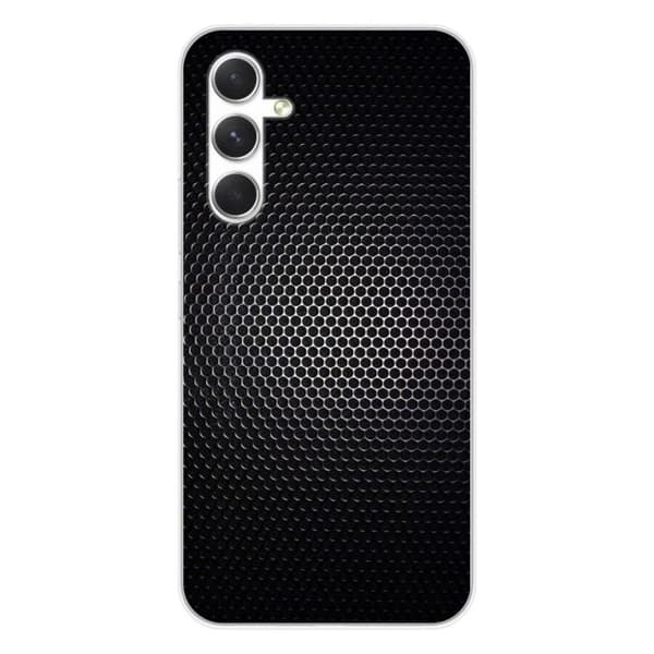 Tryckt silikonfodral som är kompatibelt med Samsung Galaxy A54 5G Dark Metal
