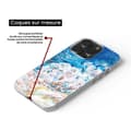 Miniatyrbild 3 av 6: Tryckt silikonfodral kompatibelt Samsung Galaxy M55 5G Ocean Marble