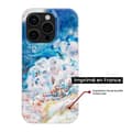 Miniatyrbild 2 av 6: Tryckt silikonfodral kompatibelt Samsung Galaxy M55 5G Ocean Marble