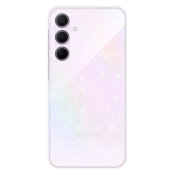 Tryckt silikonfodral som är kompatibelt med Samsung Galaxy A55 5G Starry-linjer