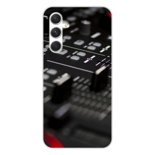 Tryckt silikonfodral som är kompatibelt med Samsung Galaxy A54 5G DJ Mixer