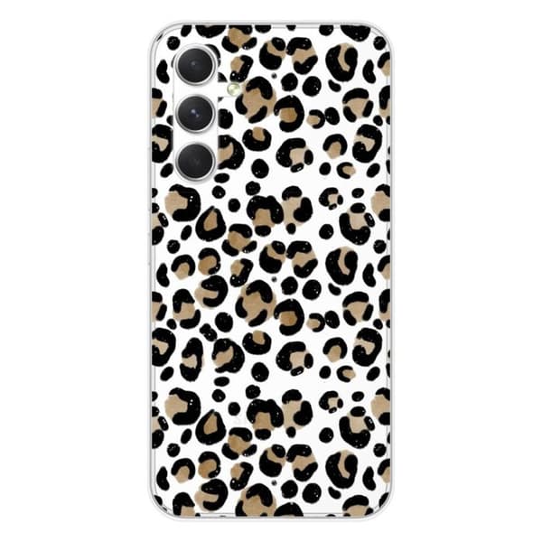 Tryckt silikonfodral som är kompatibelt med Samsung Galaxy A54 5G Leopard