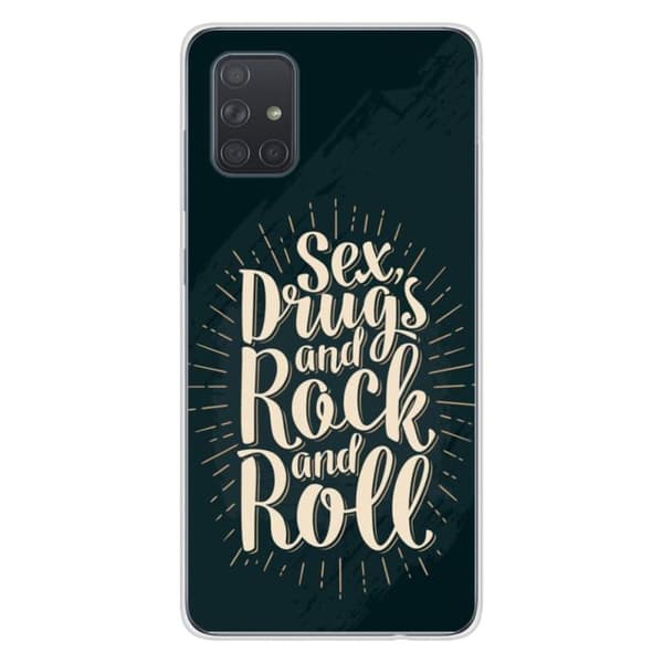 Siliconefodral med tryck - 1001 fodral - Samsung Galaxy A71 - Transparent - Unikt mönster - Optimalt skydd