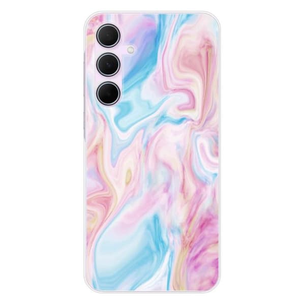 Tryckt silikonfodral som är kompatibelt med Samsung Galaxy A55 5G tvål