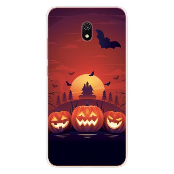 Tryckt silikonfodral som är kompatibelt med Xiaomi Redmi 8A HA Cursed Twilight