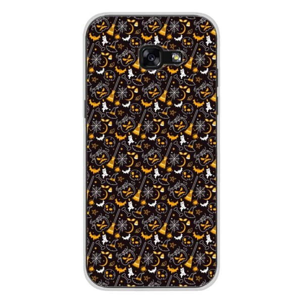 Siliconskal med tryck - 1001 skal - Galaxy A3 2017 - Flerfärgad - Halloween - Optimal skydd