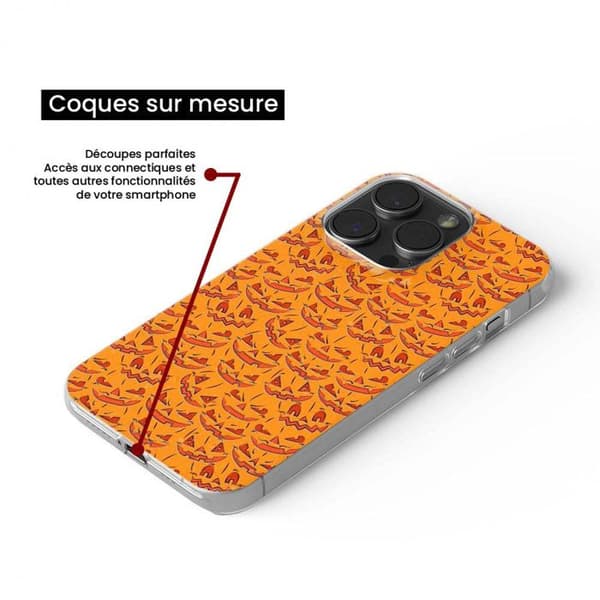 Tryckt silikonfodral som är kompatibelt med Xiaomi Redmi 13C 5G HA Pumpkins