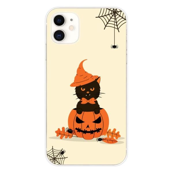 Siliconfodral med tryck - 1001 fodral - iPhone 11 - Flerfärgad - Halloween - Optimal skydd
