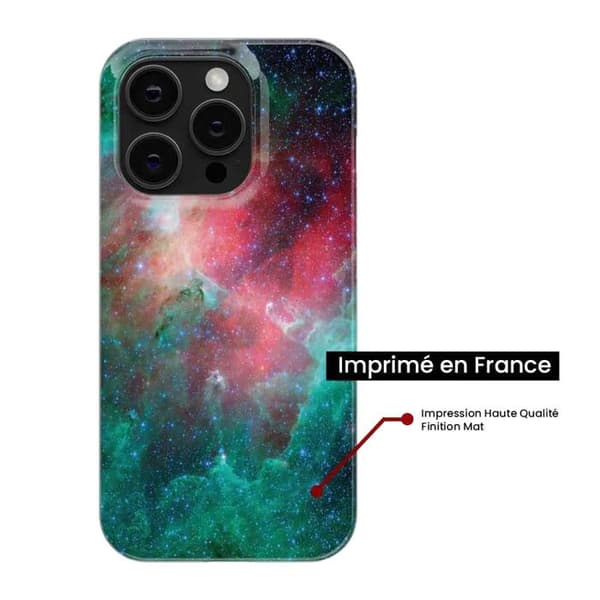 Tryckt silikonfodral som är kompatibelt med Samsung Galaxy S23 Ultra Nebula