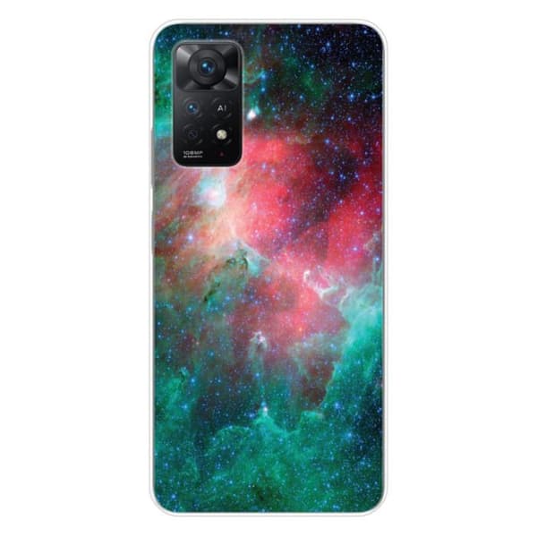 Tryckt silikonfodral som är kompatibelt med Xiaomi Redmi Note 11 Pro Plus 5G Nebula