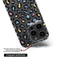 Miniatyrbild 6 av 6: Tryckt silikonfodral som är kompatibelt med Apple iPhone 16 Pro Colorful leopard