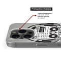Miniatyrbild 5 av 6: Tryckt silikonfodral som är kompatibelt med Apple iPhone 16 Pro Skull Music