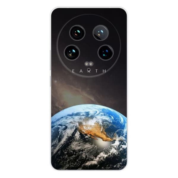 Tryckt silikonfodral som är kompatibelt med Xiaomi 14 Ultra Earth