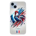 Miniatyrbild 1 av 6: Tryckt silikonfodral som är kompatibelt med Apple iPhone 14 Plus French Rooster