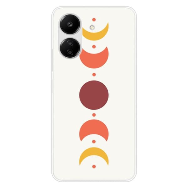 Tryckt silikonfodral som är kompatibelt med Xiaomi Redmi 13C 4G Eclipse