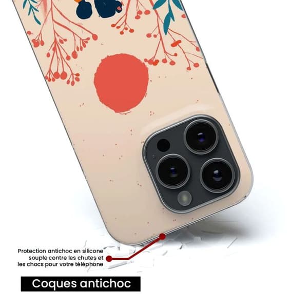 Tryckt silikonfodral kompatibelt med Xiaomi Redmi Note 13 Pro 5G Andedräkt av ömhet