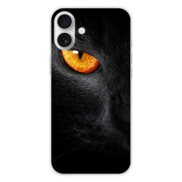 Tryckt silikonfodral som är kompatibelt med Apple iPhone 16 Plus Eye of Panterre