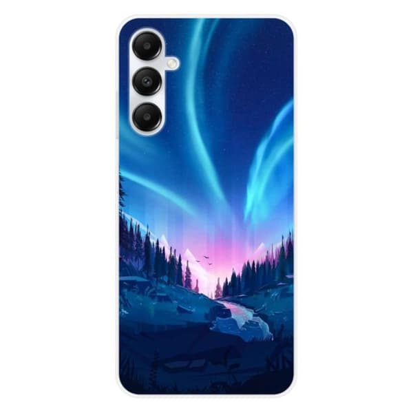 Tryckt silikonfodral som är kompatibelt med Samsung Galaxy A05S Nightfall