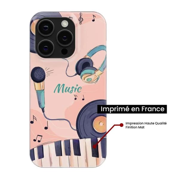 Silicone case with print - 1001 cases - Apple iPhone 14 - Multicolor - Semi-rigid - Optimal protection