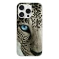 Miniatyrbild 1 av 6: Tryckt silikonfodral kompatibelt Apple iPhone 16 Pro Leopard Eye