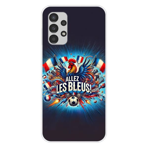 Tryckt silikonfodral kompatibelt med Samsung Galaxy A13 4G Come on blues
