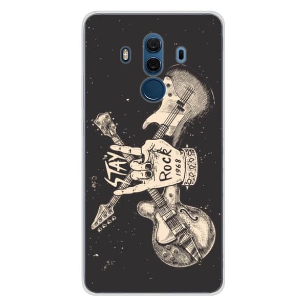 Siliconfodral med tryck - 1001 fodral - Huawei Mate 10 Pro - Flerfärgad - Semi-rigid - Tryckt i Frankrike
