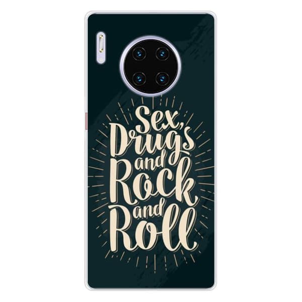 Siliconehjälm med tryck - 1001 skal - Huawei Mate 30 Pro - Flerfärgad - Unikt mönster - Optimalt skydd