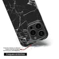 Miniatyrbild 6 av 6: Tryckt silikonfodral som är kompatibelt med Samsung Galaxy A15 Marble Black