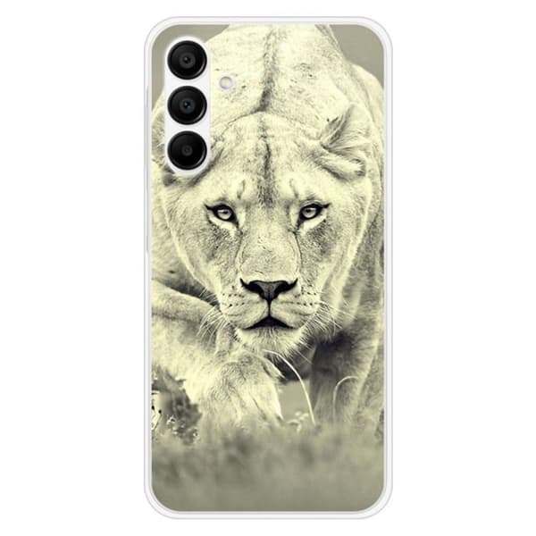 Tryckt silikonfodral som är kompatibelt med Samsung Galaxy A15 Lioness