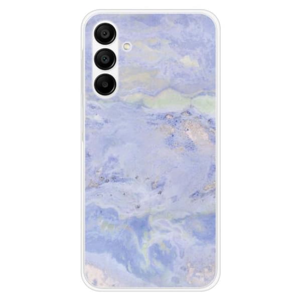 Tryckt silikonfodral som är kompatibelt med Samsung Galaxy A15 Blue Marble