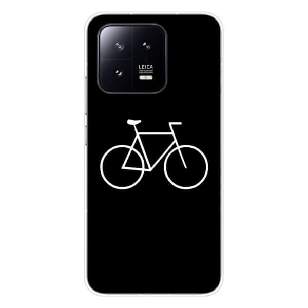 Tryckt silikonfodral som är kompatibelt med Xiaomi 13 Bike Hipster