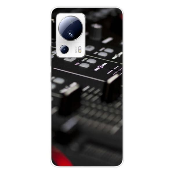Tryckt silikonfodral som är kompatibelt med Xiaomi 13 Lite DJ Mixer