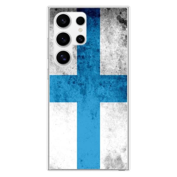 Tryckt silikonfodral som är kompatibelt med Samsung Galaxy S24 Ultra Marseille flagga