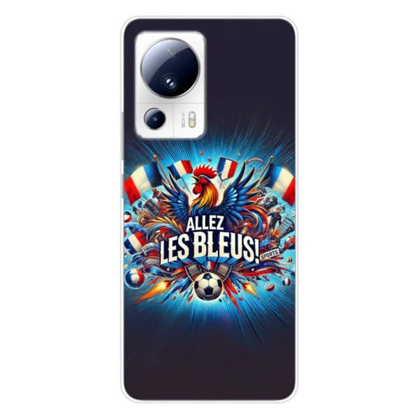 Tryckt silikonfodral kompatibelt med Xiaomi 13 Lite Come on blues