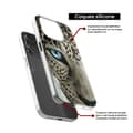 Miniatyrbild 4 av 6: Tryckt silikonfodral kompatibelt Samsung Galaxy S24 Ultra Leopard Eye