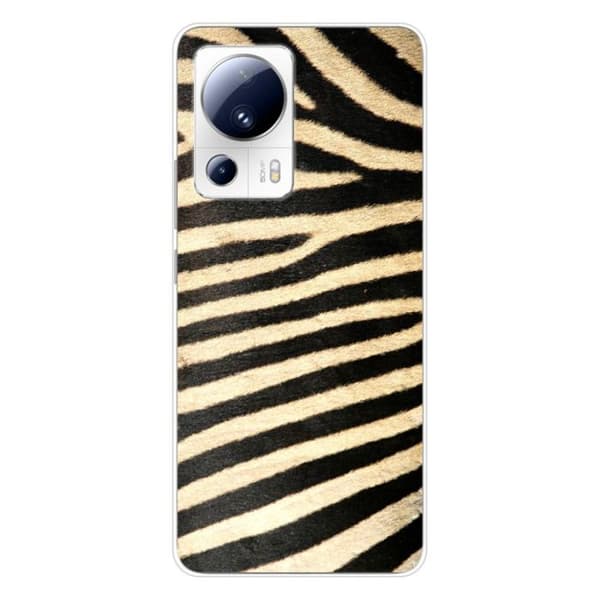 Tryckt silikonfodral som är kompatibelt med Xiaomi 13 Lite Zebra
