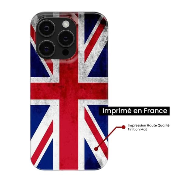 Tryckt silikonfodral som är kompatibelt med Samsung Galaxy S24 Ultra England flagga
