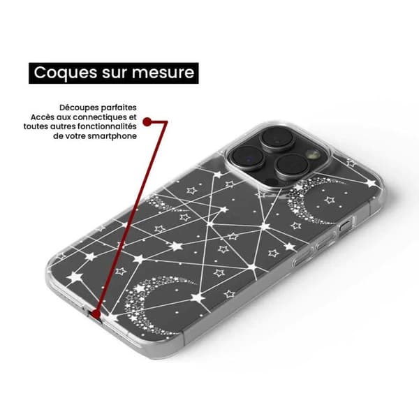 Tryckt silikonfodral som är kompatibelt med Xiaomi 13 Starry linjer