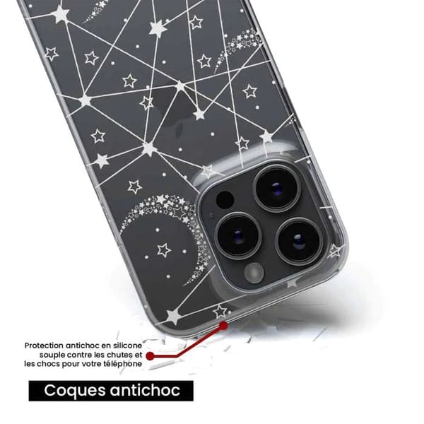 Tryckt silikonfodral som är kompatibelt med Xiaomi 13 Starry linjer