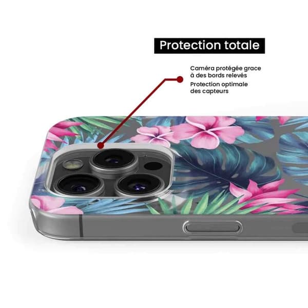 Tryckt silikonfodral som är kompatibelt med Xiaomi 13 Tropical Watercolor