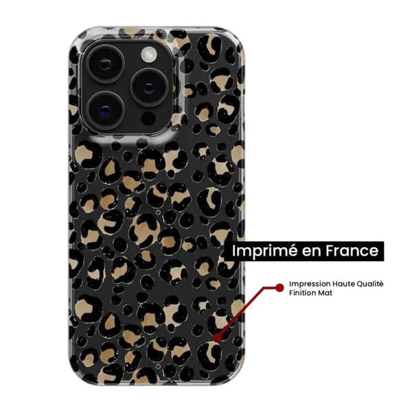 Tryckt silikonfodral som är kompatibelt med Xiaomi 13 Pro Leopard