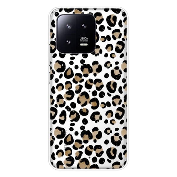 Tryckt silikonfodral som är kompatibelt med Xiaomi 13 Leopard