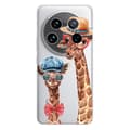 Miniatyrbild 1 av 6: Tryckt silikonfodral som är kompatibelt med Xiaomi 14 Ultra Funny Giraffe