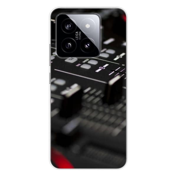 Tryckt silikonfodral kompatibelt Xiaomi 14 Dj Mixer