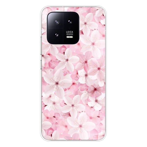 Tryckt silikonfodral som är kompatibelt med Xiaomi 13 Sakura