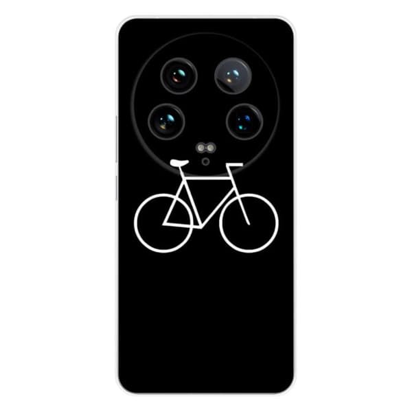 Tryckt silikonfodral som är kompatibelt med Xiaomi 14 Ultra Bike Hipster