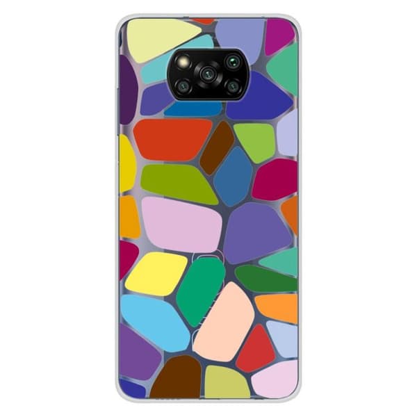 Siliconfodral med tryck - Vonoroi - Xiaomi Poco X3/X3 Pro - Transparent - Semihård - Unik