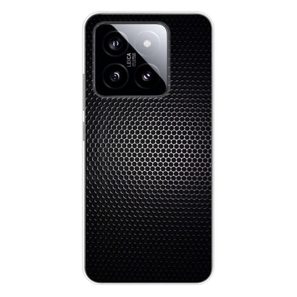 Tryckt silikonfodral som är kompatibelt med Xiaomi 14 Dark Metal